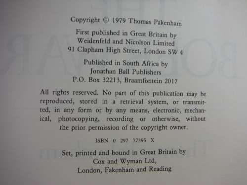 The Boer War - Thomas Pakenham - 1979