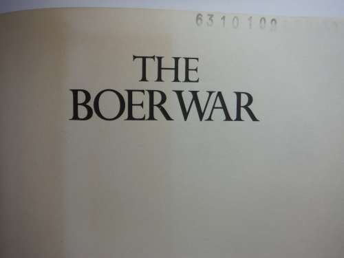 The Boer War - Thomas Pakenham - 1979