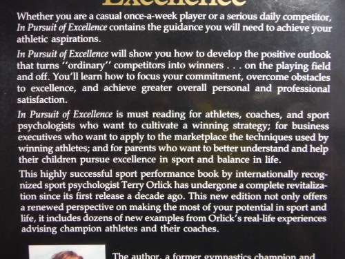 In Pursuit of Excellence - Terry Orlick, PhD