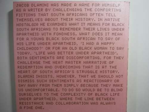 Native Nostalgia - Jacob Dlamini