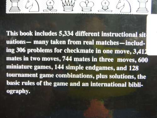 Chess : 5334 Problems, Combinations, and Games - Laszlo Polgar