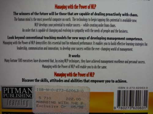 Managing with the Power of NLP - David Molden