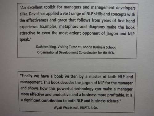 Managing with the Power of NLP - David Molden