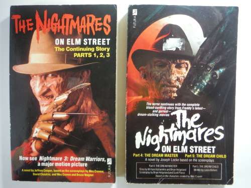 The Nightmares on Elm Street - Part 1 to 5 - Two Paperback Novels