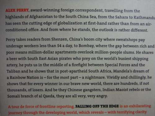 Falling Off the Edge : Globalization, World Peace & Other Lies - Alex Perry