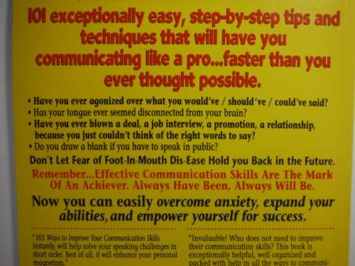 101 Ways to Improve your Communication Skills Instantly - Jo Condrill and Bennie Bough, Ph.D.