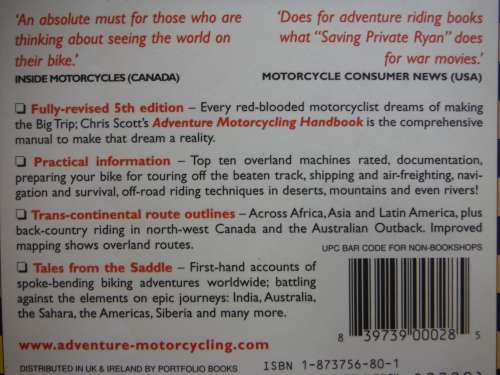 Adventure Motorcycling Handbook - Chris Scott