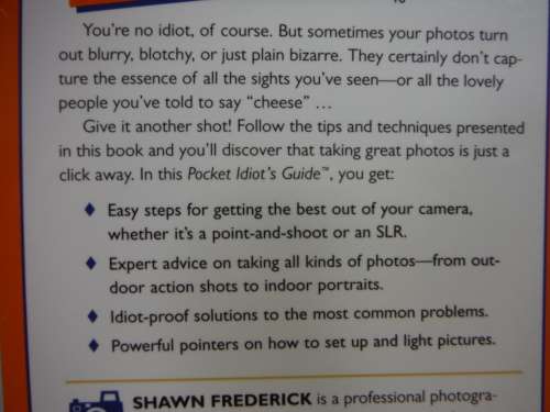 The Pocket Idiot's Guide to Great Photography - Shawn Frederick