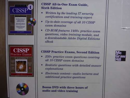 All-in-One CISSP Boxed Set - Includes Exam Guide, Practice Exams and Bonus DVD
