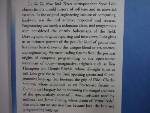Go To  The Programmers Who Created the Software Revolution - Hardcover - Steve Lohr
