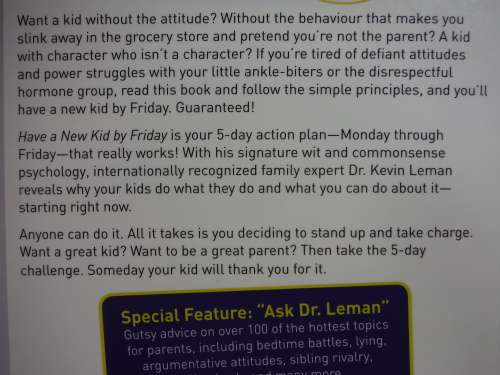 Have a New Kid by Friday - Dr. Kevin Leman