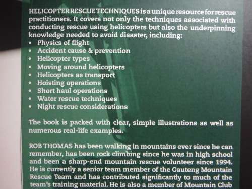 Helicopter Rescue Techniques - Rob Thomas