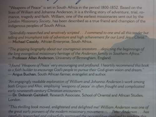 Weapons of Peace - Peter S. Anderson