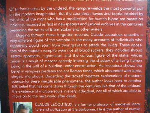 The Secret History of Vampires : Their Multiple Forms and Hidden Purposes - Claude Lecouteux