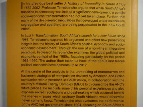 Lost in Transformation - Sampie Terreblanche