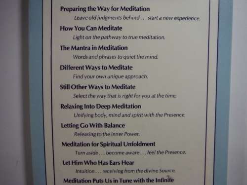 The Joy of Meditation - Jack and Cornelia Addington