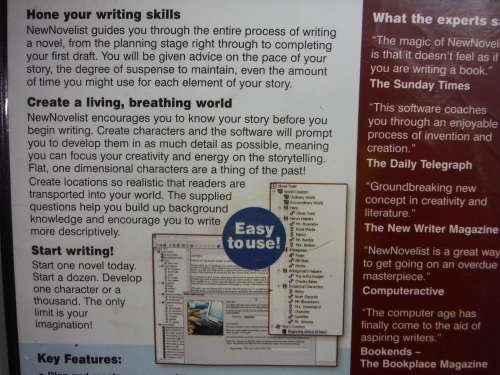 NewNovelist : An Easy-to-Use Creative Tool for All Aspiring Writers