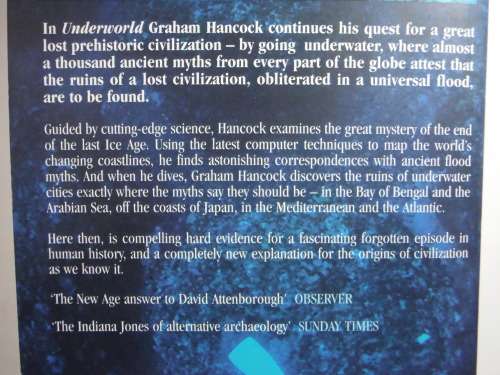 Underworld : Flooded Kingdoms of the Ice Age - Graham Hancock