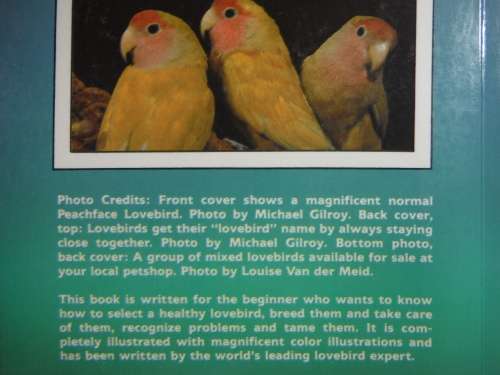 Lovebirds : A Complete Introduction - Georg Radtke