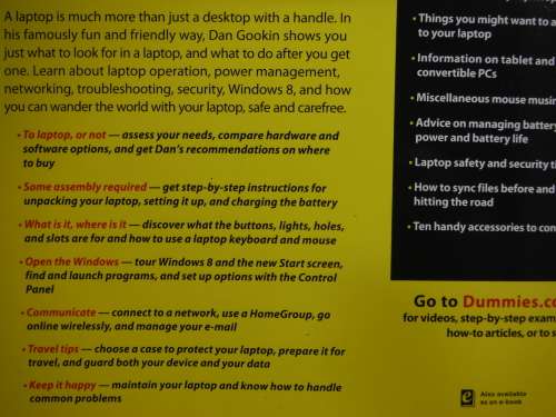 Laptops for Dummies  5th Edition - Dan Gookin