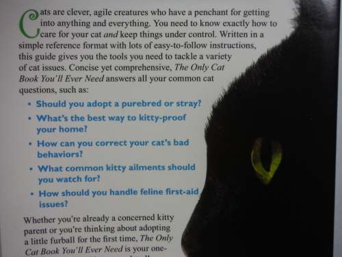 The Only Cat Book You'll Ever Need - Steve Duno