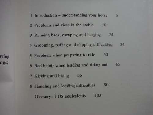 Horse Problems and Vices Explained : A Horseman's Handbook - Val Ledger
