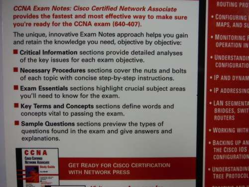 A Lot of 3 Cisco Guides for CCNA and CCNP Exams : Exam 640-407 and 640-403