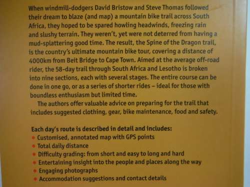 Riding the Dragon`s  : Beit Bridge to Cape Town : SA`s Ultimate MTB Trail - David Bristow