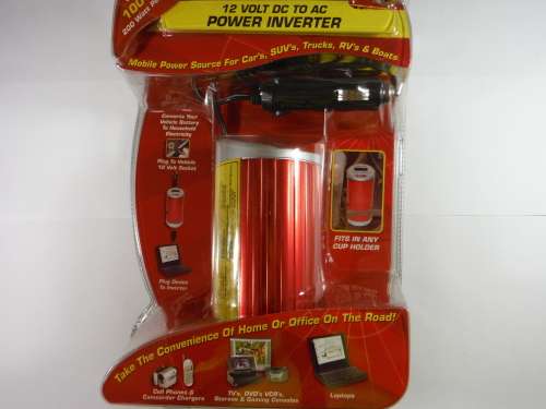Auto Pro - 12 Volt DC to AC Power Inverter - 100W Inverter With 2 Pin Plug - 230V - 50Hz