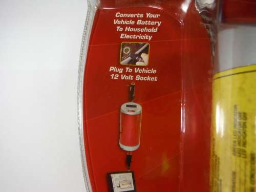 Auto Pro - 12 Volt DC to AC Power Inverter - 100W Inverter With 2 Pin Plug - 230V - 50Hz