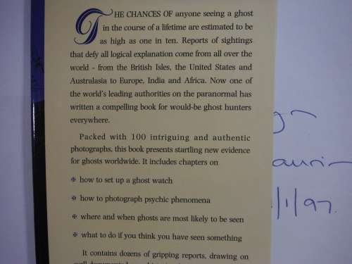 Ghosts and How to See Them - Peter Underwood (President of the Ghost Club)