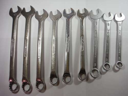A Mixed Lot of Gedore Spanners
