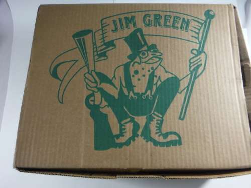 Jim Green Razorback Work Boots - Genuine Leather - Size 8 - Dark Brown