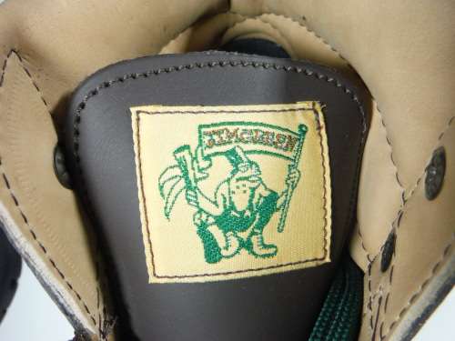 Jim Green Razorback Work Boots - Genuine Leather - Size 8 - Dark Brown