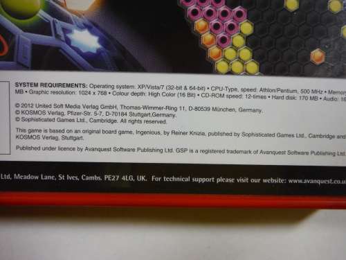 Ingenious : The Strategy Game for All the Family - PC DVD-ROM