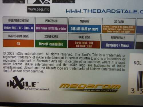 The Bard`s Tale : A Quest for Coin and Cleavage - PC DVD-ROM