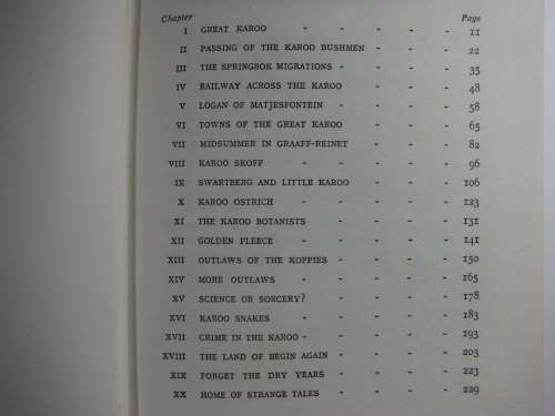 Karoo - Lawrence G. Green - Published 1973