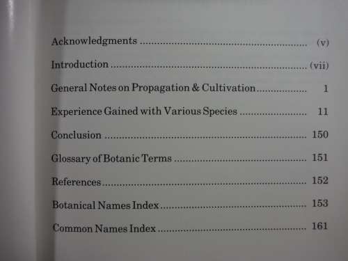 The Propagation and Cultivation of Indigenous Trees and Shrubs on The Highveld - JD Carr