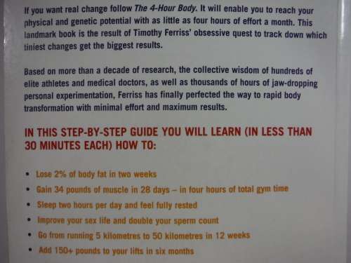The 4-Hour Body - Timothy Ferriss