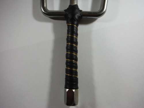 A Heavy-Duty Pair of Martial Arts Training Sai - Solid Steel with Chrome