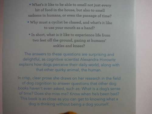 Inside of a Dog : What Dogs See, Smell and Know - Alexandra Horowitz