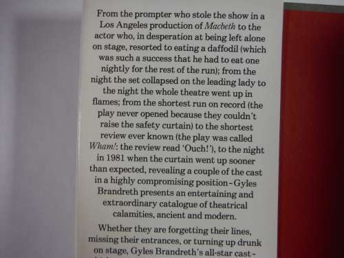 Great Theatrical Disasters - Gyles Brandreth