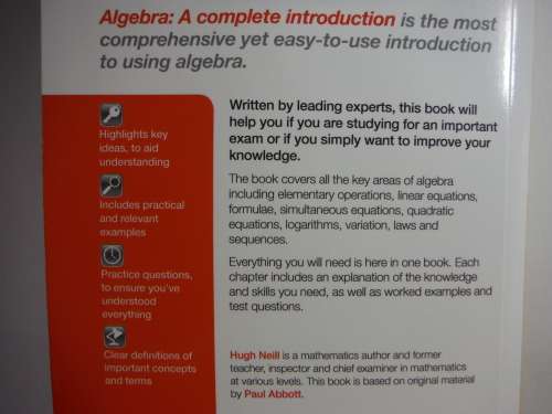 Algebra : A Complete Introduction - Hugh Neill
