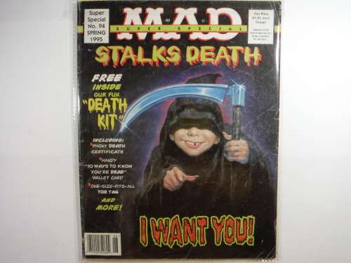 A Lot of 7 Vintage Mad Magazines Including the Jaws 2 Edition From 1979