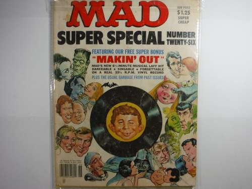 A Lot of 7 Vintage Mad Magazines Including the Jaws 2 Edition From 1979