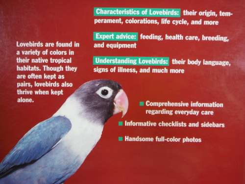 Lovebirds : A Complete Pet Owner`s Manual - Mary Gorman