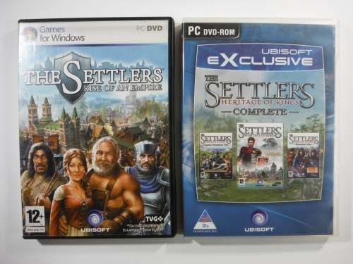 The Settlers Bundle - Heritage of Kings Complete + Rise of an Empire PC DVD