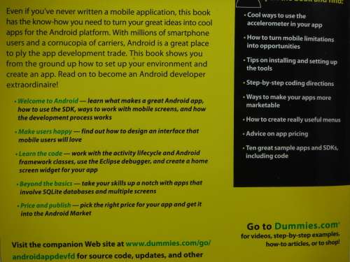 Andriod Application Development for Dummies - Donn Felker