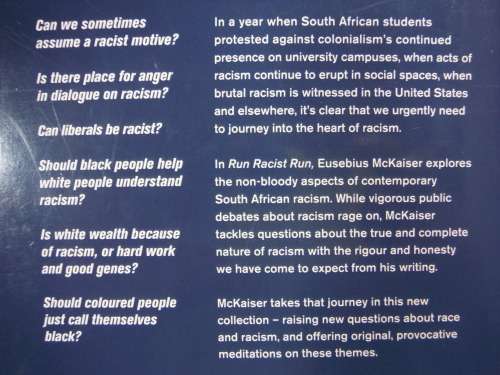 Run Racist Run - Eusebius McKaiser,