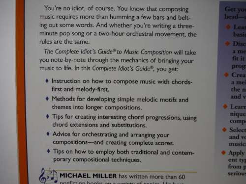 The Complete Idiot`s Guide to Music Composition - Michael Miller